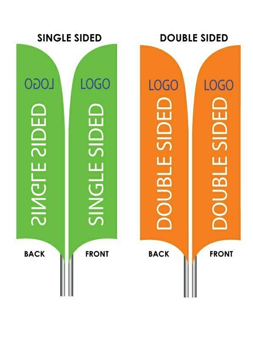 BLADE / WING / FEATHER FLAGS