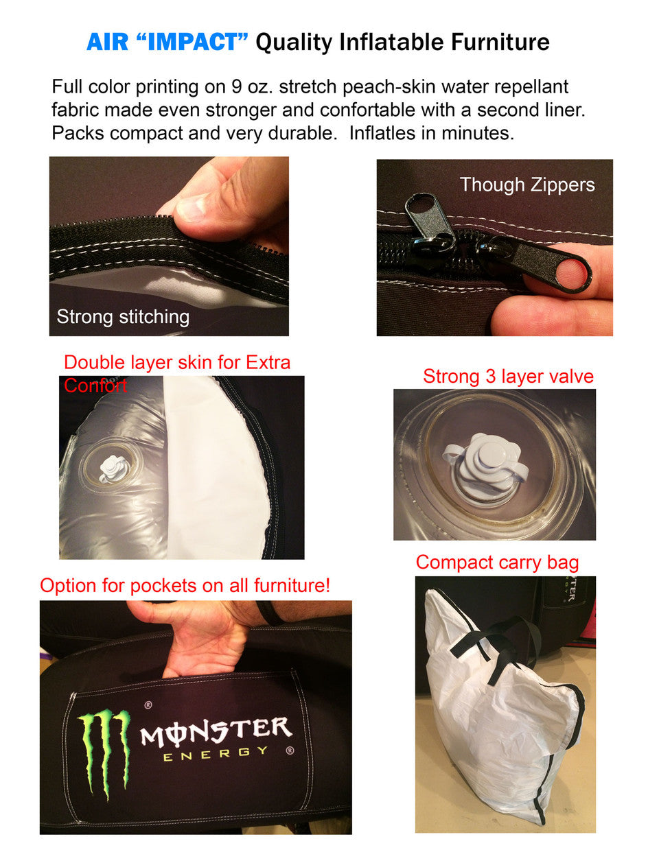 Air Impact Inflatable Furniture