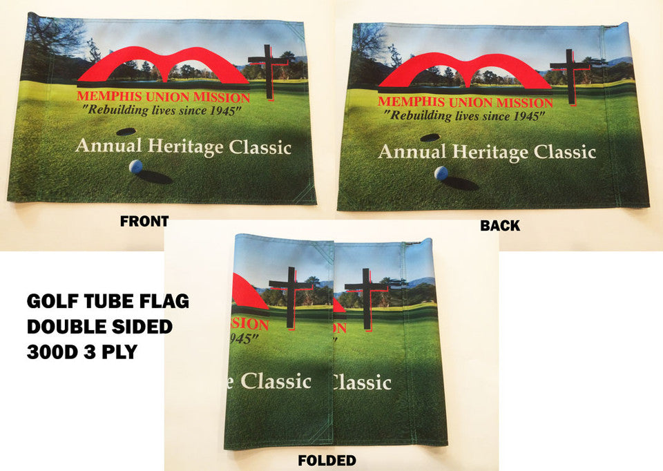 Golf Flags Custom - Tube Sleeve