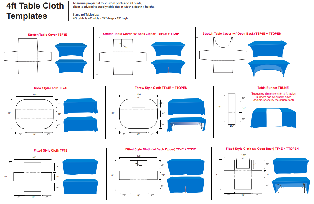 Fitted Table Cloth