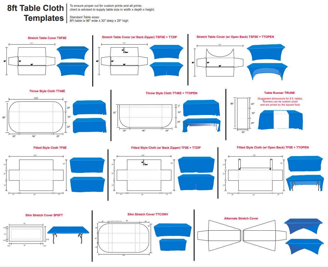 Fitted Table Cloth