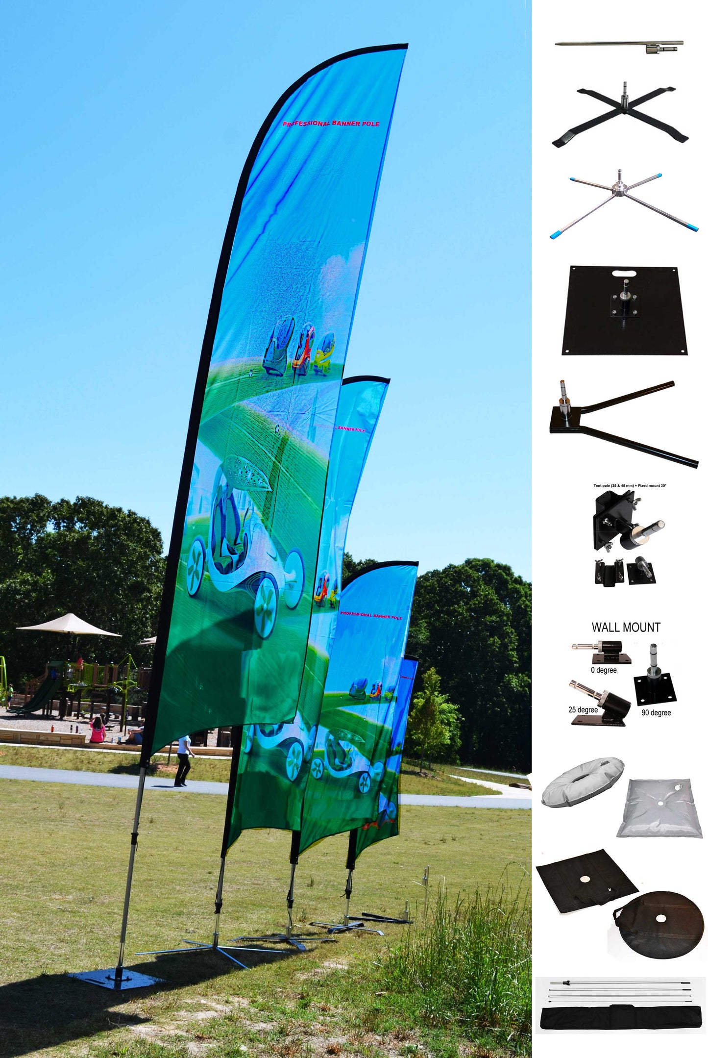 BANNER STYLE Flag (FULL KIT)
