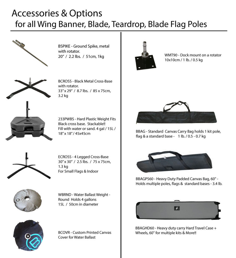 BANNER STYLE Flag (FULL KIT)