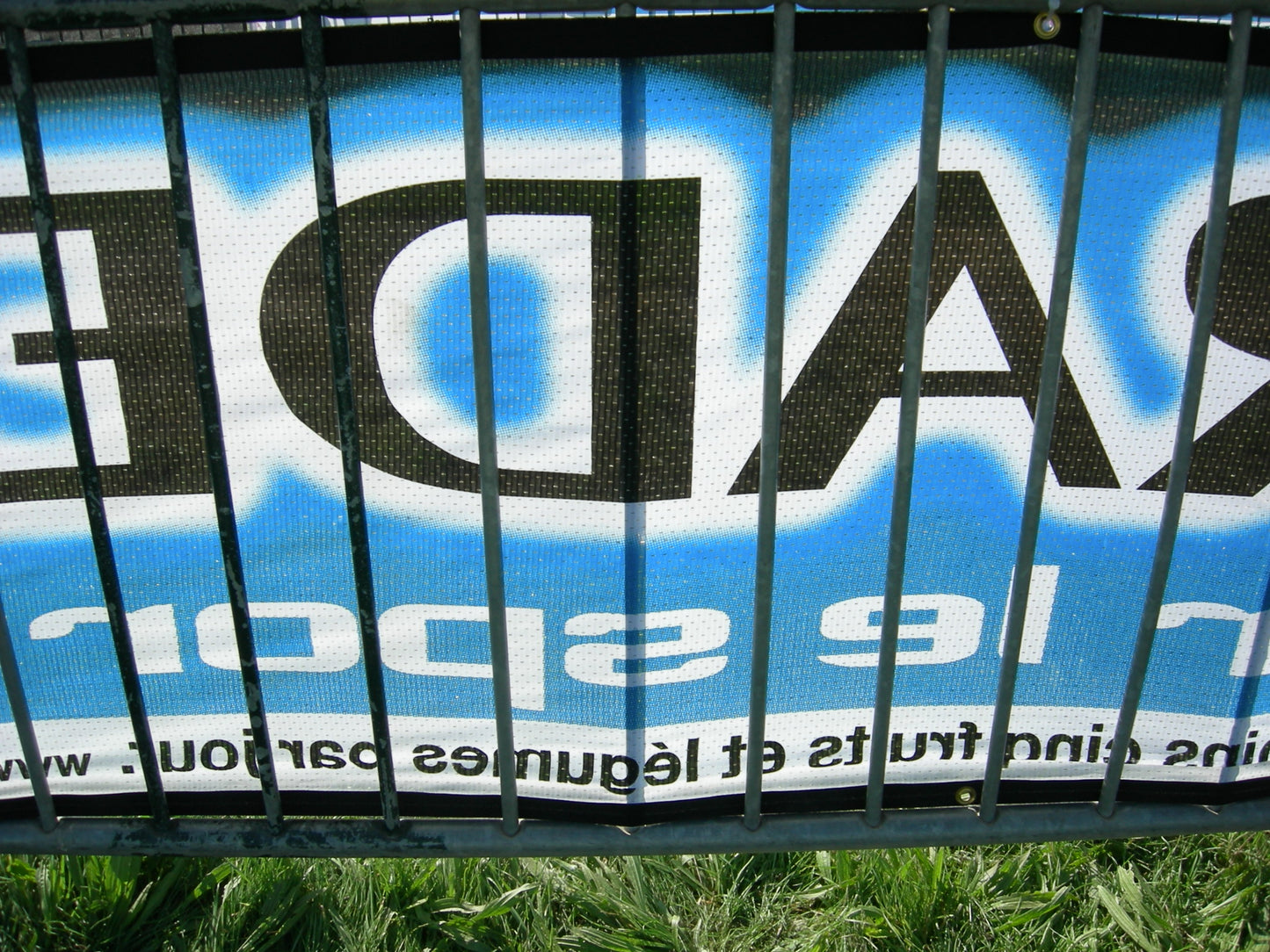 4 oz MESH Polyester - Single Reverse Banner