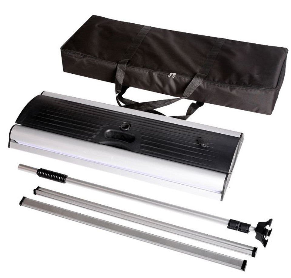 Outdoor Double-Sided "Big Foot" Retractable Banner Stand