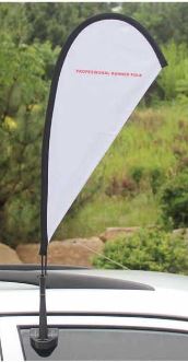 CAR FLAG MINI WINDOW WING / TEARDROP