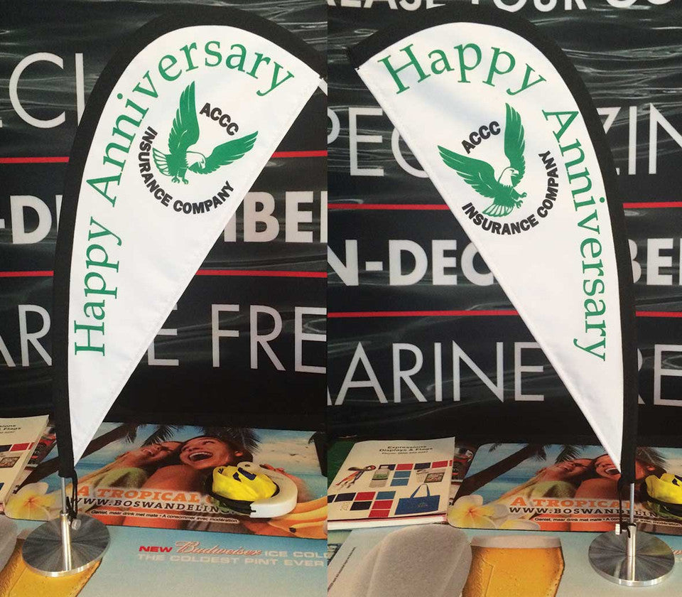 DESKTOP MINI TEADROP FLAG