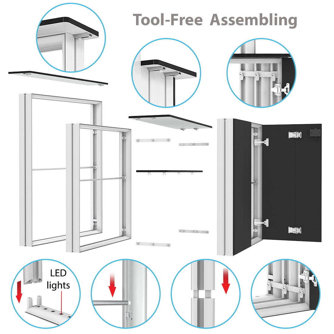 BRITECOUNTER-S - STORAGE COUNTER