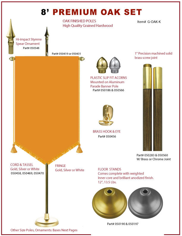 Gonfalon & Flag Hardware Kits
