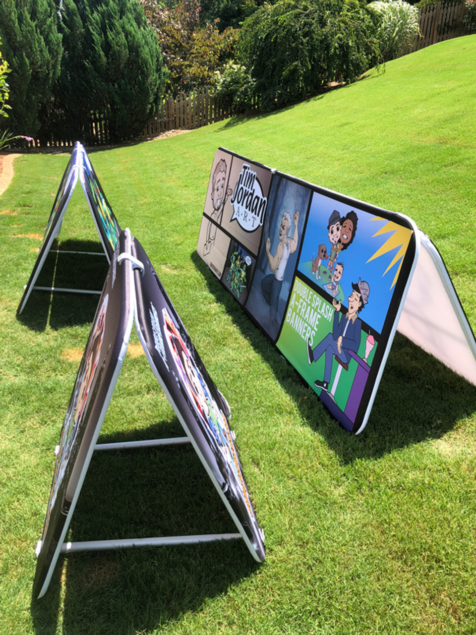 Splash Pop-Up A-Frame