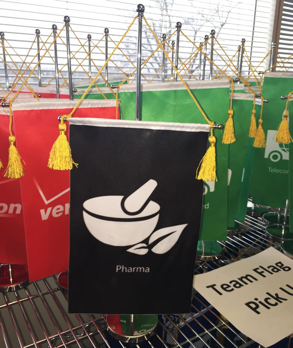 Desk Pennant Banner Telescopic