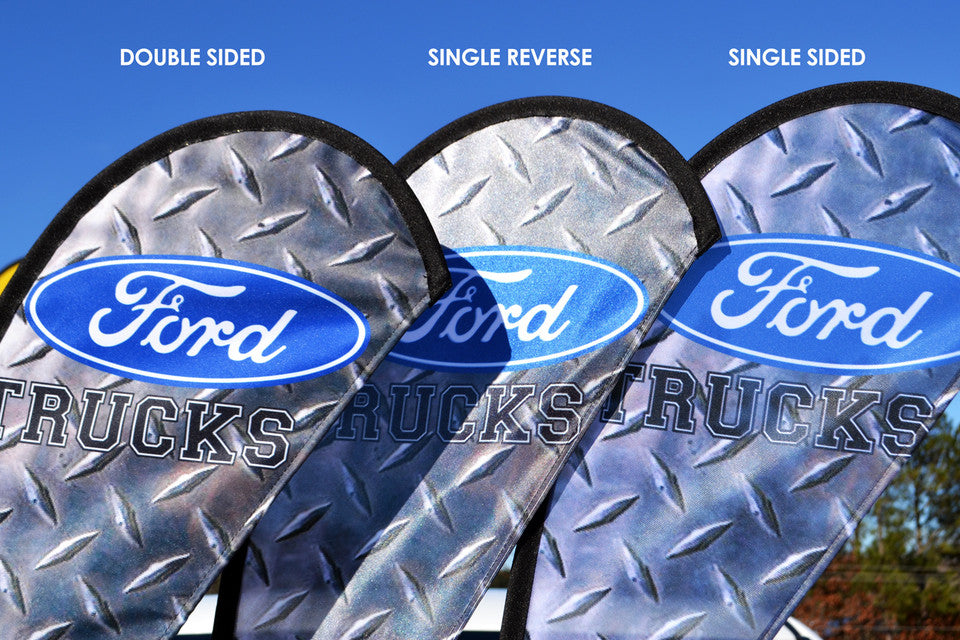 CAR FLAG MINI WINDOW WING / TEARDROP