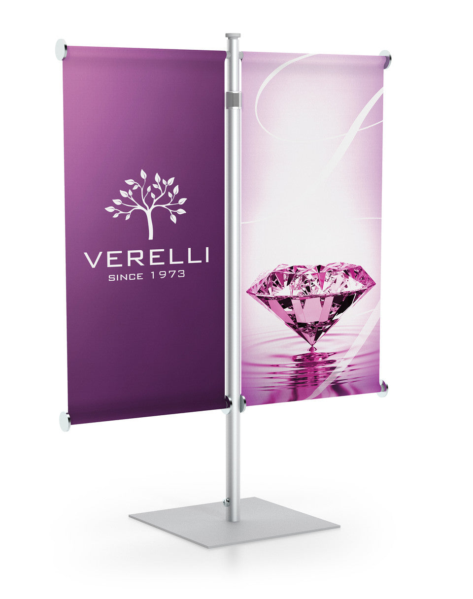 Premium Countertop Banner Stand