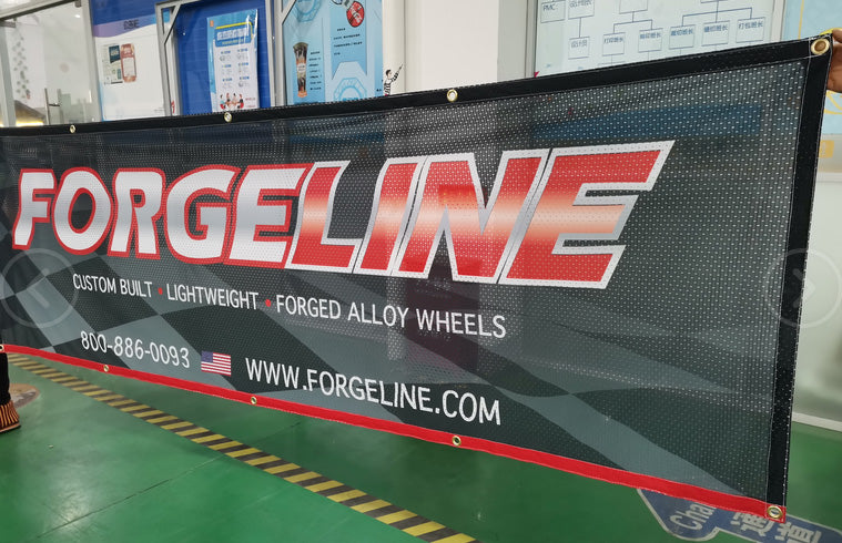 4 oz MESH Polyester - Single Reverse Banner