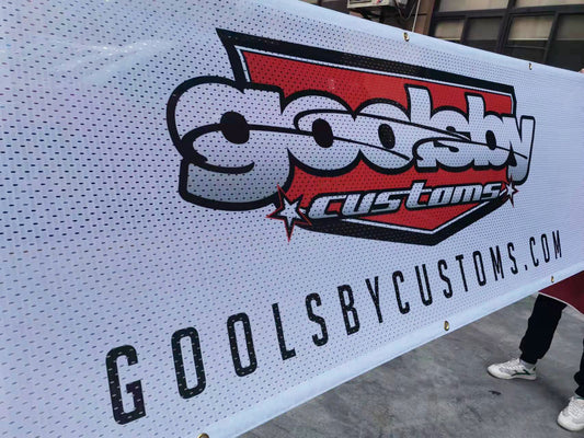 4 oz MESH Polyester - Single Reverse Banner