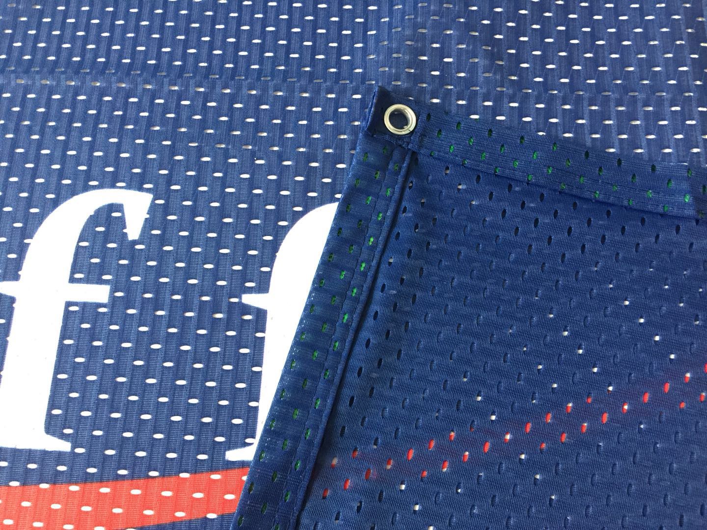 4 oz MESH Polyester - Single Reverse Banner
