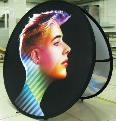 Round A-Frame Banner