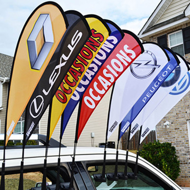 Car Window Mini Wing Flag