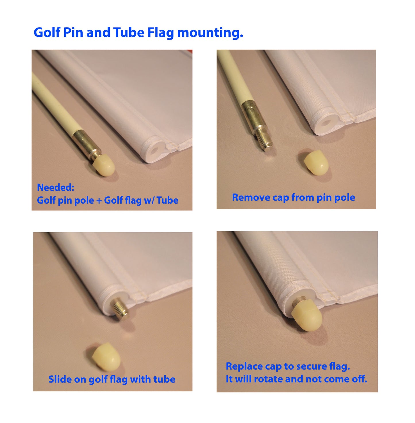 Golf Flags Custom - Tube Sleeve
