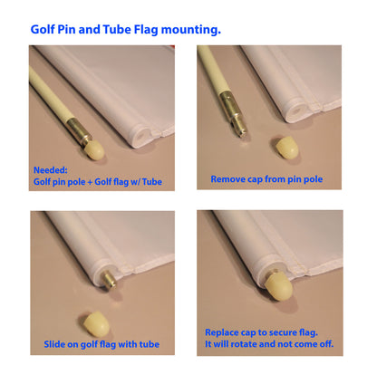 Golf Flags Custom - Tube Sleeve