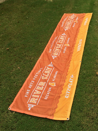 4 oz MESH Polyester - Single Reverse Banner