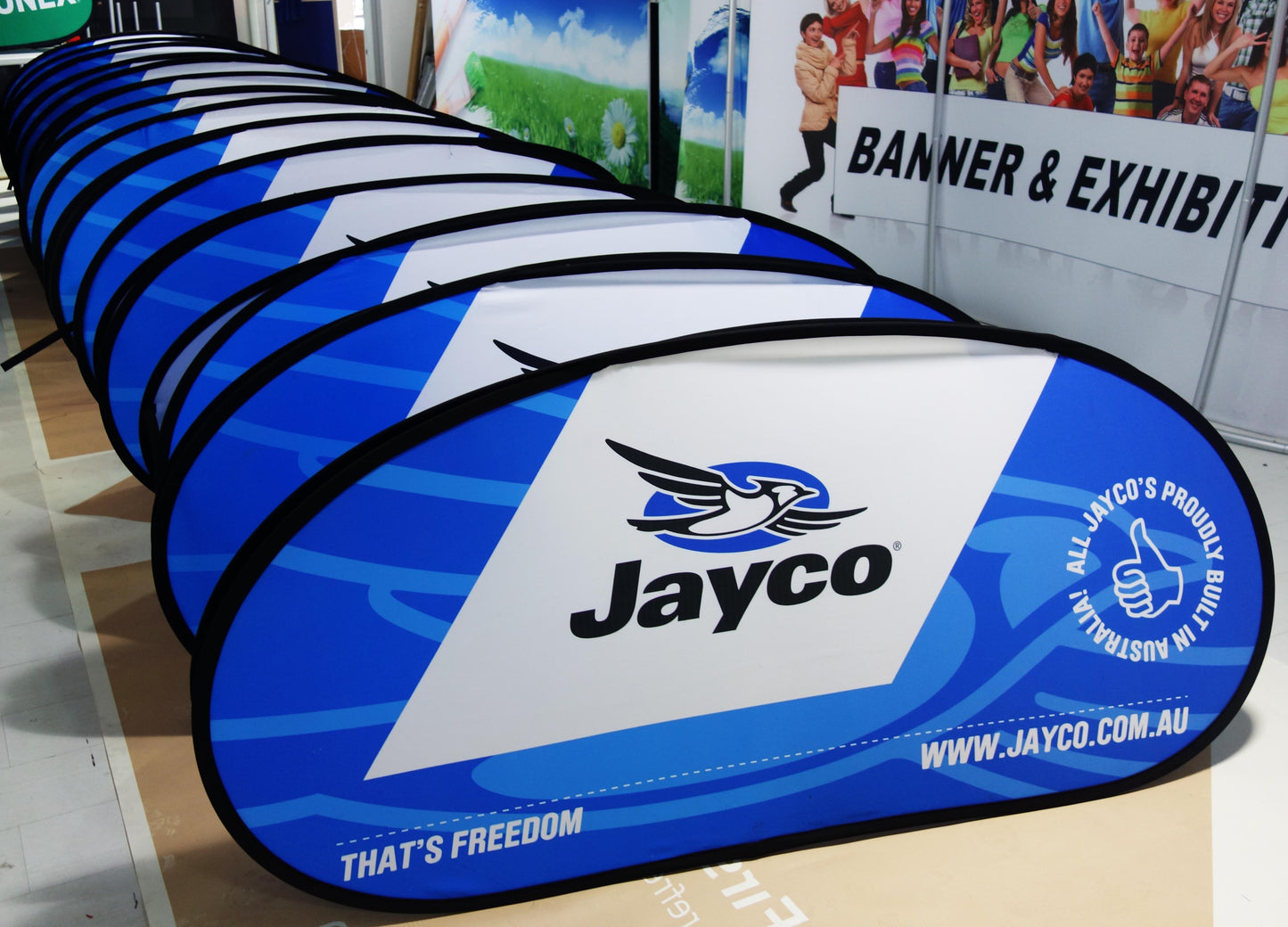 A-Frame Pop-Up Banner