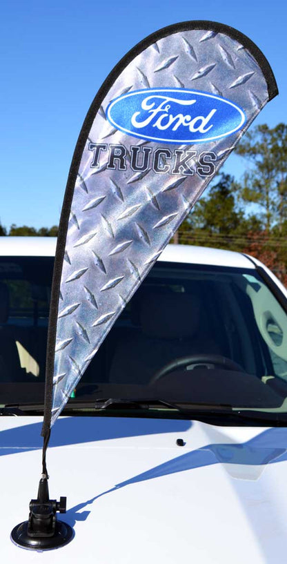 SUCTION CUP FLAG