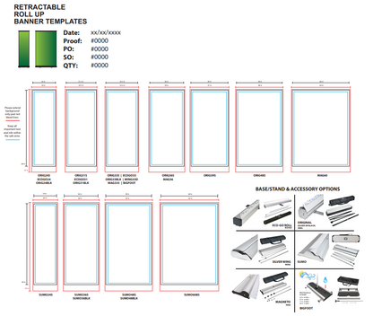 Silver Wing Retractable Banner Stand